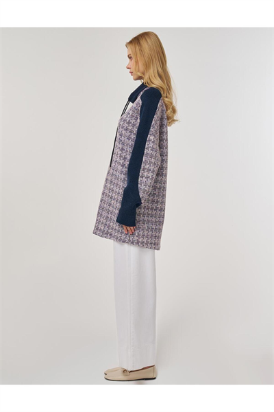 Kayra Triko Garnili Sweatshirt Yeşil