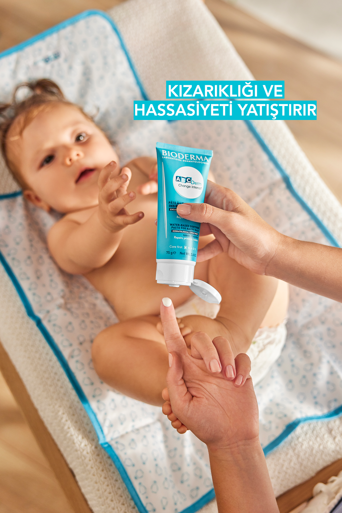 Bioderma ABCDerm Change Intensive Bebekler İçin Su Bazlı Pişik Önleyici Bakım Kremi 75 gr