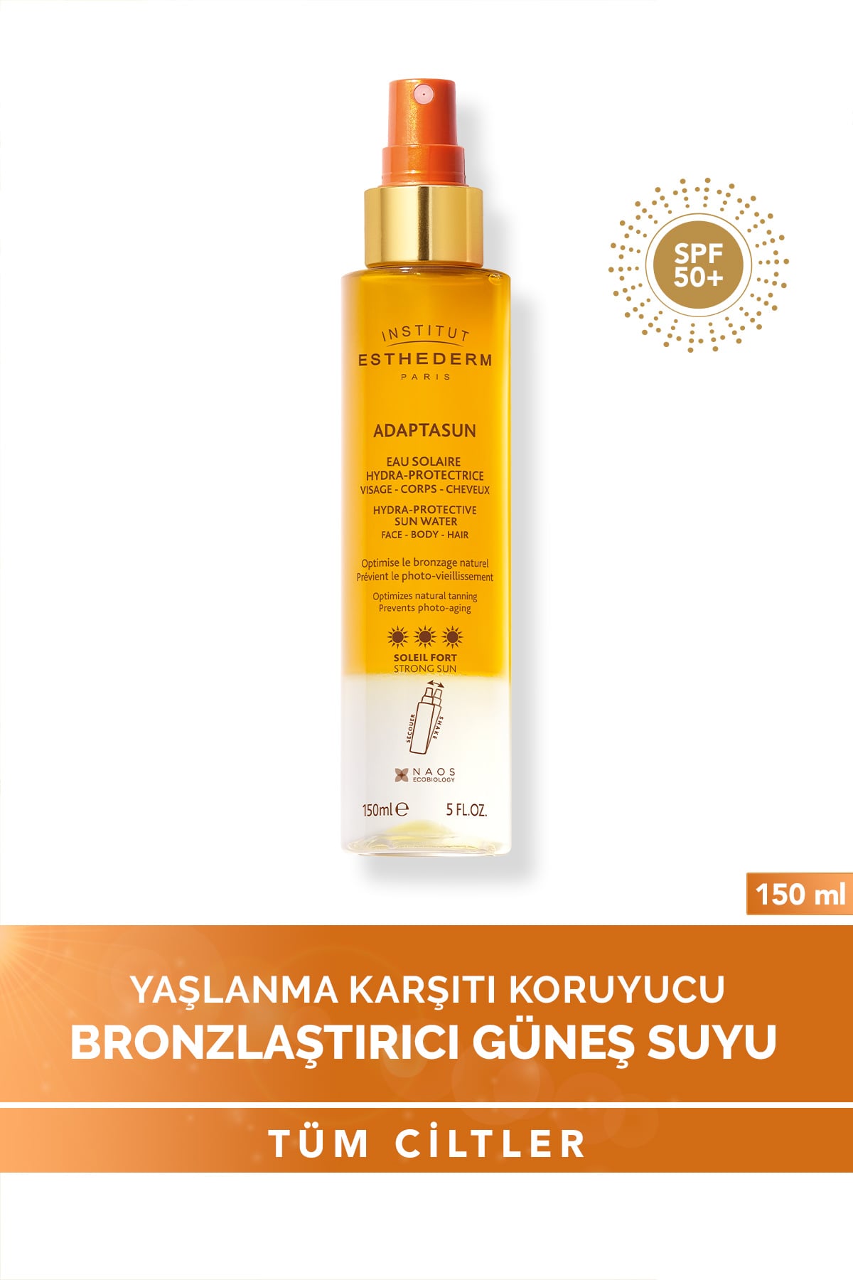 Institut Esthederm Adaptasun Hydra Protective Su Formda Güneş Koruyucu 150 ml