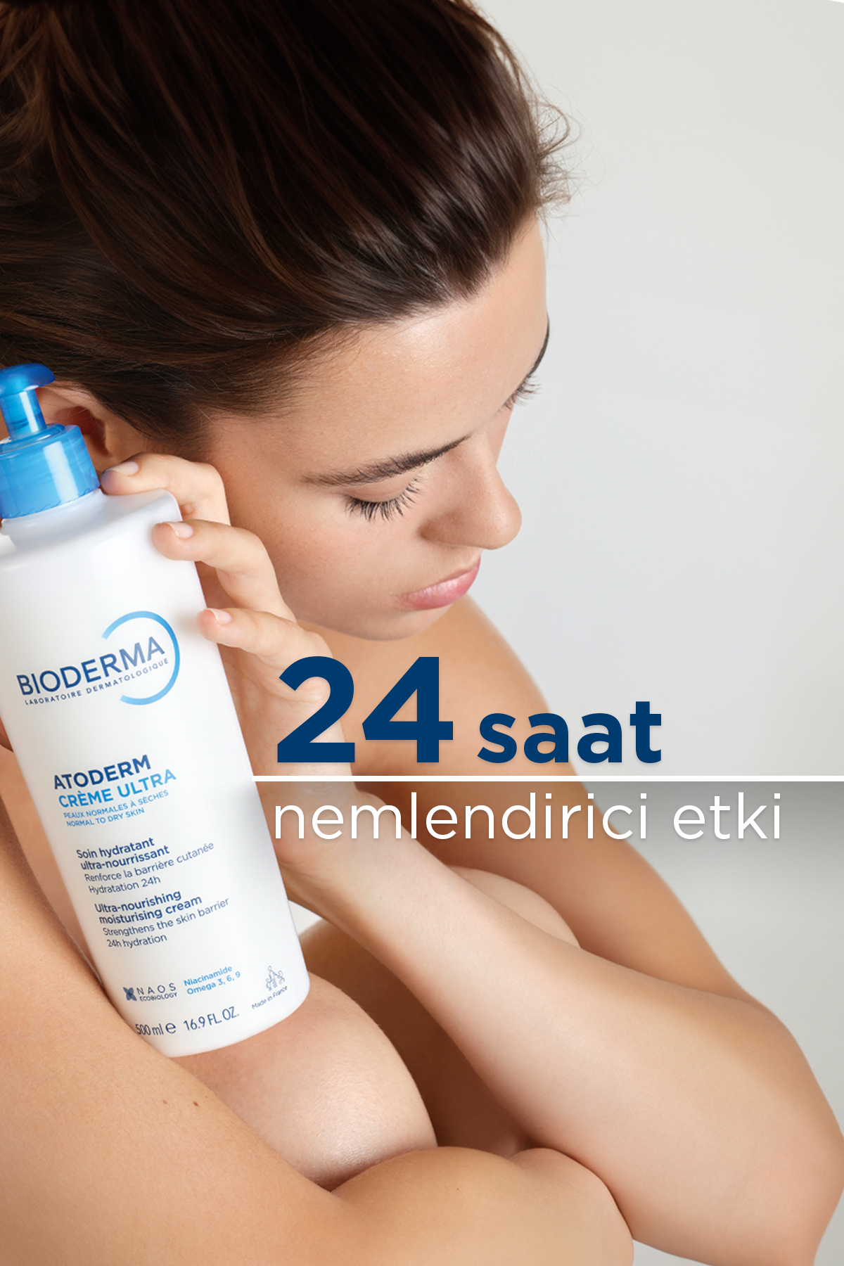 Bioderma Atoderm Cream Ultra Normal, Kuru Cilt Yüz ve Vücut Nemlendirici Krem 500 ml