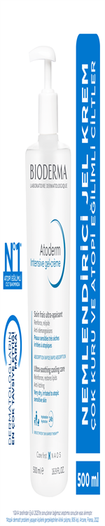 Bioderma Atoderm Intensive Gel-Cream Çok Kuru Atopi Eğilimli Cilt Nemlendirici Jel Krem 500 ml