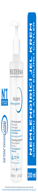 Bioderma Atoderm Intensive Gel-Cream Çok Kuru Atopi Eğilimli Cilt Nemlendirici Jel Krem 200 ml