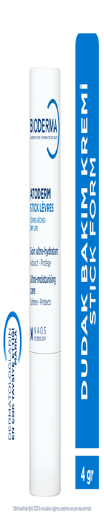 Bioderma Atoderm Lip Stick Onarıcı & Nemlendirici Dudak Kremi 4 gr
