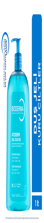 Bioderma Atoderm Shower Gel Kuru Ciltler için Nemlendirici Duş Jeli Çocuk, Yetişkin 1 Lt