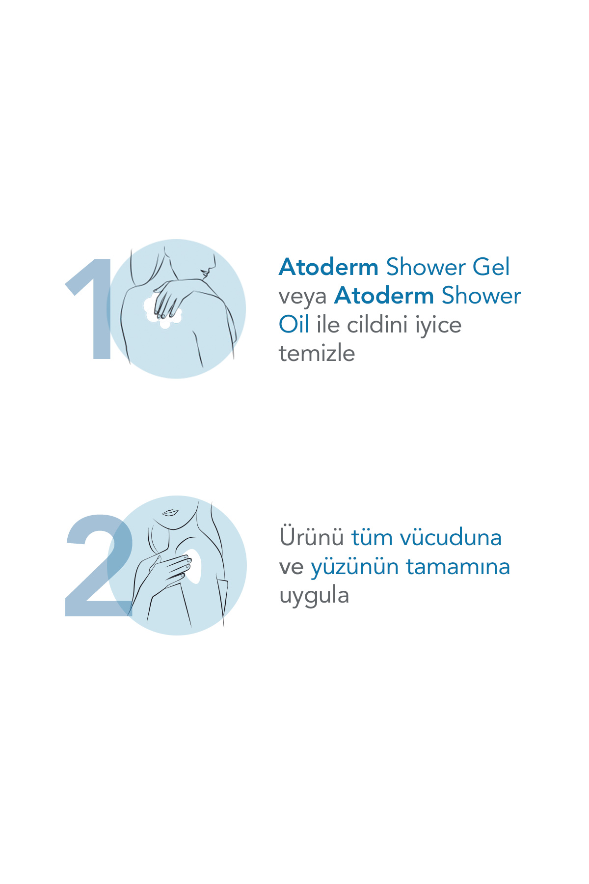 Bioderma Atoderm Shower Oil Çok Kuru Ciltler için Nemlendirici Besleyici Duş Yağı 100 ml