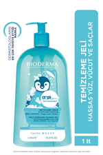Bioderma ABCDerm Foaming Cleanser Bebek ve Çocuk Yüz Vücut Temizleme Jeli 1 L