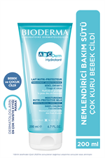 Bioderma ABCDerm Hydratant Bebek Çocuk Yüz Vücut Yoğun Nemlendirici Bakım Sütü 200 ml