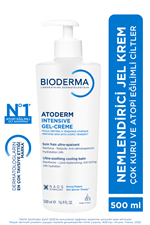 Bioderma Atoderm Intensive Gel-Cream Çok Kuru Atopi Eğilimli Cilt Nemlendirici Jel Krem 500 ml