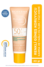 Bioderma Photoderm Cover Touch SPF50+ Light Kapatıcı Etkili Renkli Güneş Kremi 40 ml