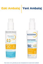 Bioderma Photoderm Pediatrics Lait SPF50+ Bebek & Çocuk Sprey Formda Güneş Kremi 200 ml