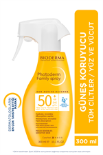 Bioderma Photoderm Spray SPF50+ Tüm Ciltler için Sprey Formda Yüksek Korumalı Güneş Kremi 300 ml