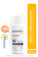 Bioderma Photoderm XDefense SPF50+ Tüm Cilt Tipleri UVA/UVB Yüksek Korumalı Renkli Güneş Kremi Light 40ML