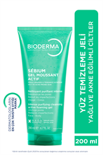 Bioderma Sebium Foaming Gel Active Yağlı Akneli Cilt, Yoğun Arındırıcı Temizleme Jeli 200 ml