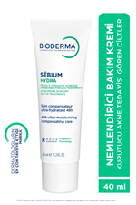 Bioderma Sebium Hydra Akne Eğilimli Hassas Ciltler için Yatıştırıcı Nemlendirici Krem 40 ml