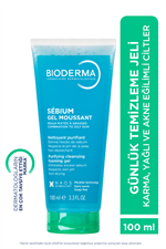 Bioderma Sebium Karma, Yağlı ve Akne Eğilimli Ciltler için Yüz, Vücut Temizleme Jeli 100 ml