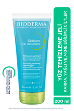 Bioderma Sebium Karma, Yağlı ve Akne Eğilimli Ciltler için Yüz, Vücut Temizleme Jeli 200 ml