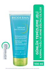 Bioderma Sebium Karma, Yağlı ve Akne Eğilimli Ciltler için Yüz, Vücut Temizleme Jeli 100 ml