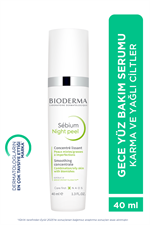 Bioderma Sebium Night Peel Yağlı Akne Eğilimli Ciltler Glikolik Asit İçeren Peeling Etkili Gece Serumu 40 ml
