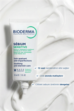 Bioderma Sebium Sensitive Hassas, Akne Eğilimli Ciltler, Kızarıklık Karşıtı Bakım Kremi 30ml
