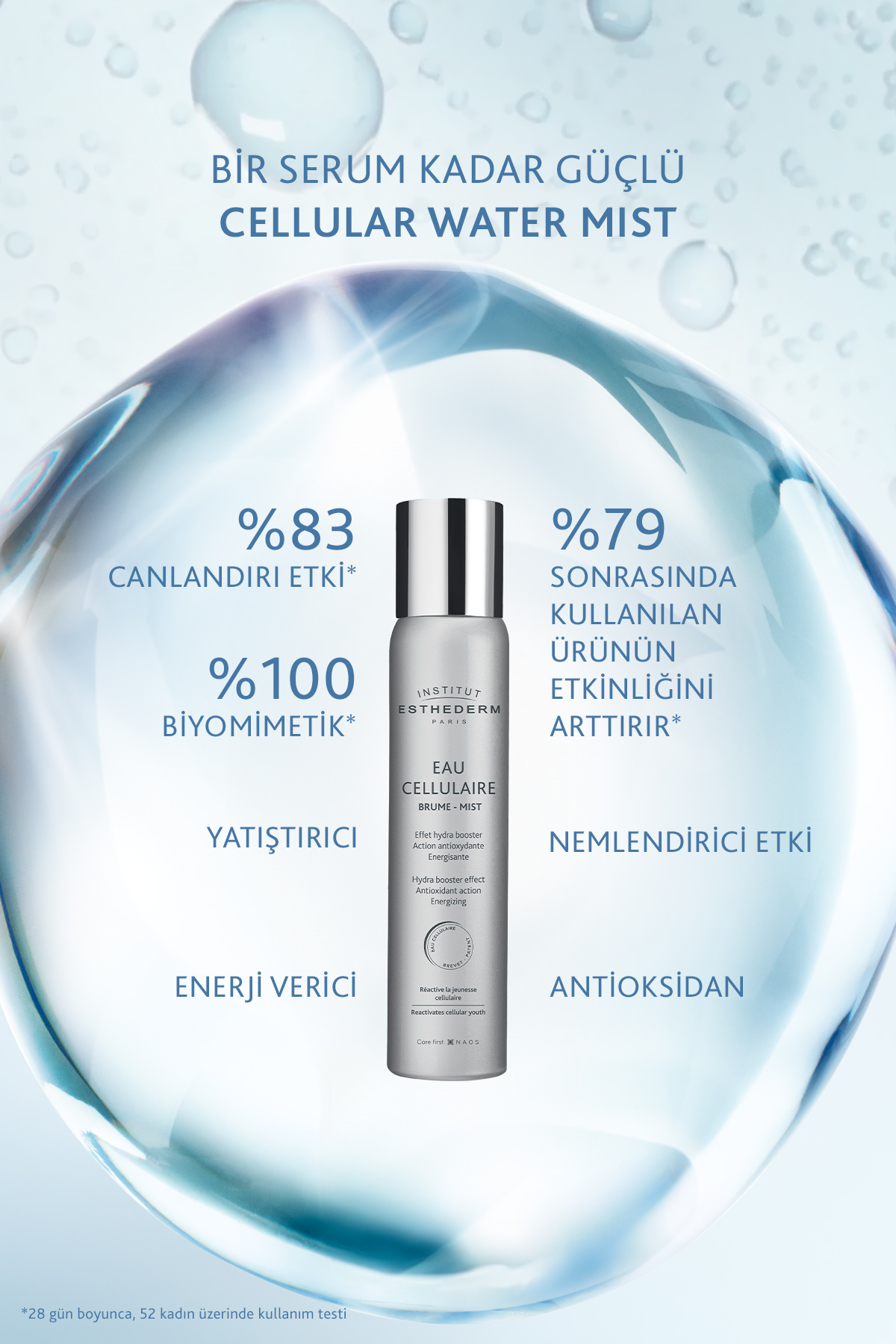 Institut Esthederm Cellular Water Mist Canlandırıcı Hücresel Su 100 ml