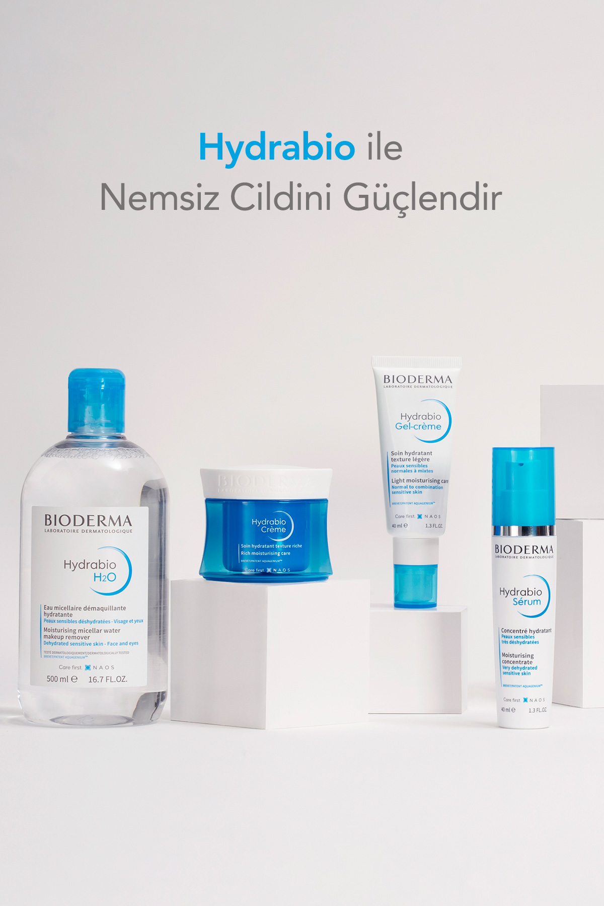 Bioderma Hydrabio Cream Hyalüronik Asit İçeren Yoğun Nemlendirici Bakım Kremi 50 ml