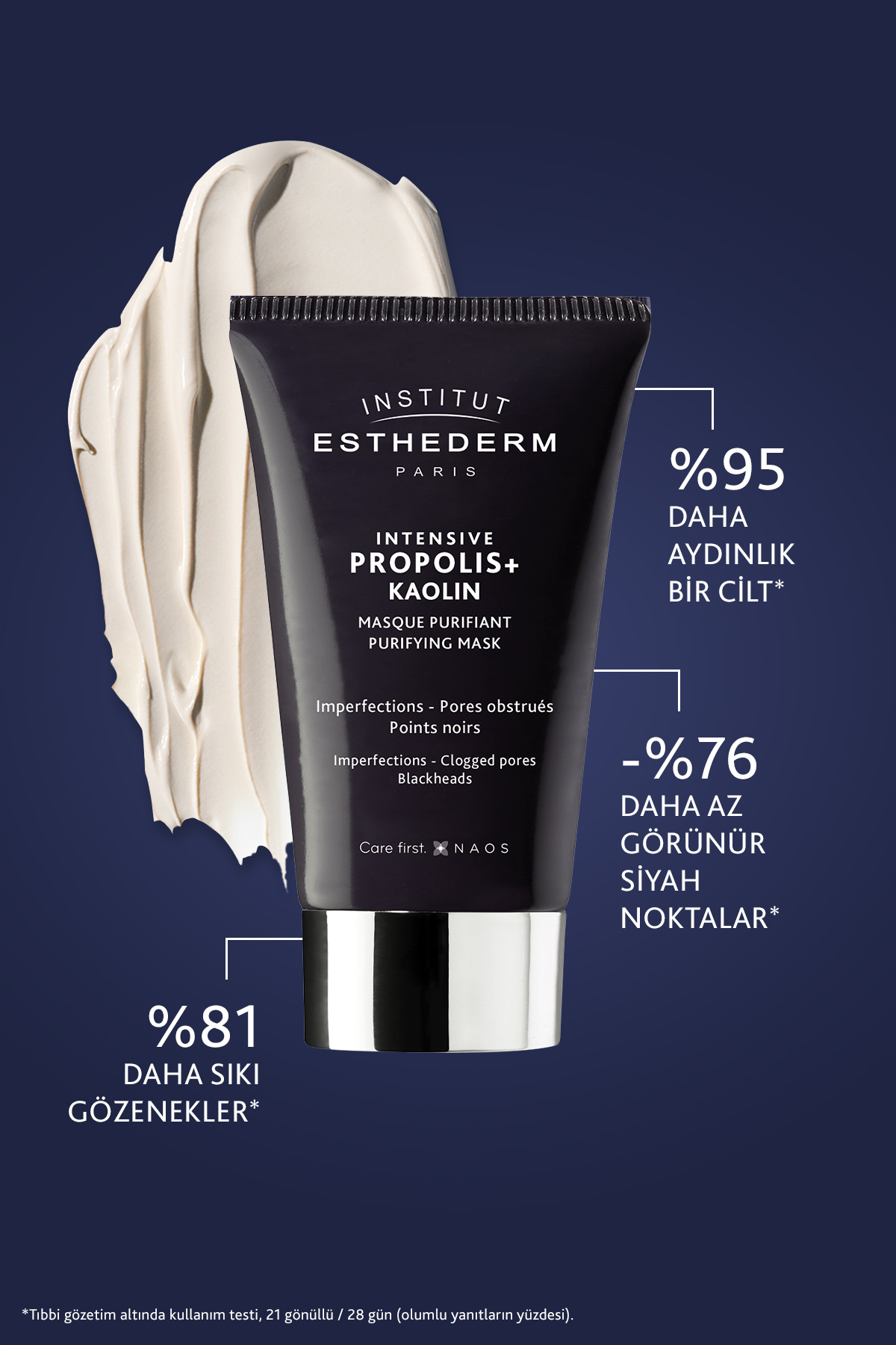 Institut Esthederm Intensive Propolis Kaolin Arındırıcı Yüz Maskesi 75 ml