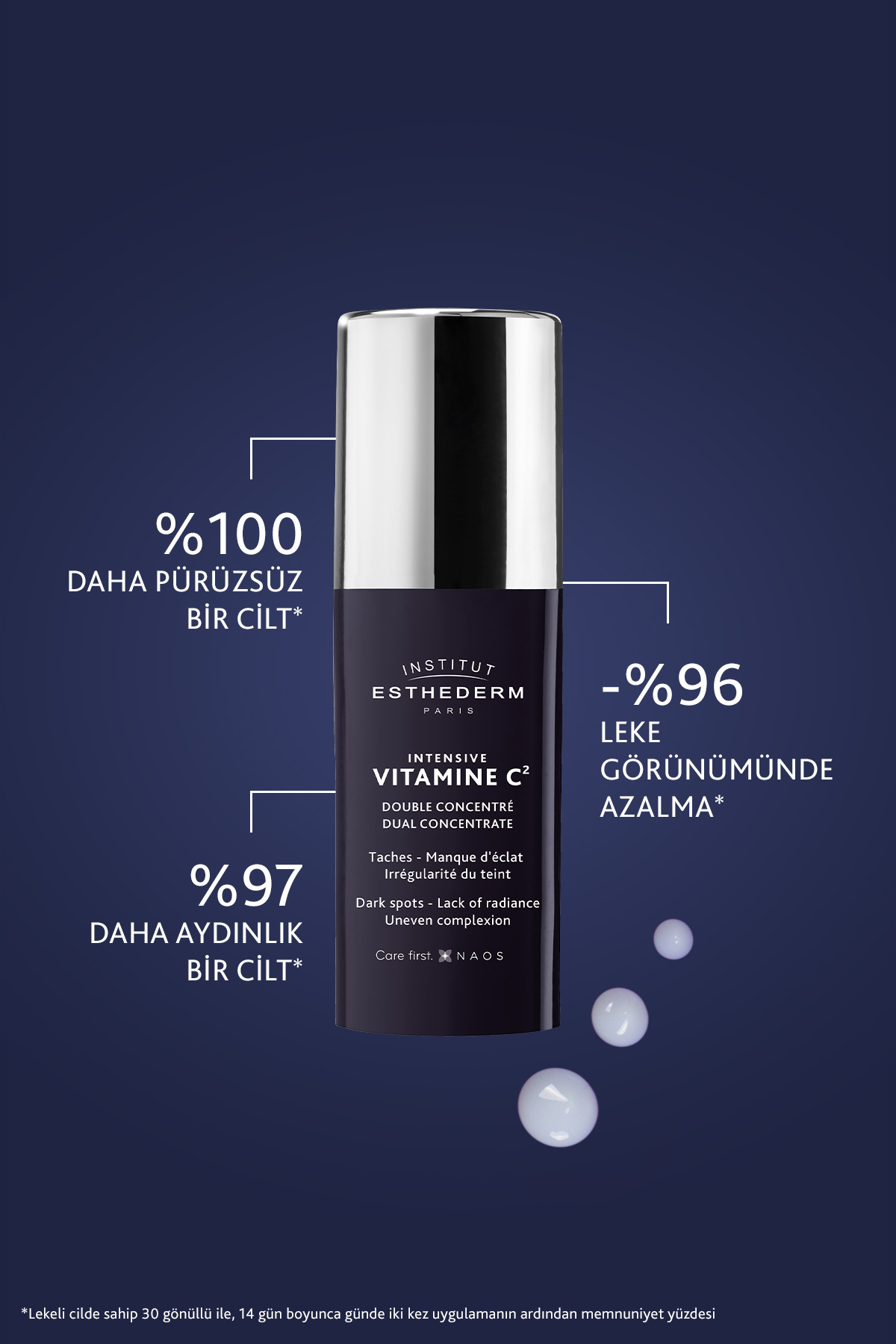 Institut Esthederm Intensive Vitamin C2 Aydınlatıcı Çift Fazlı Serum 10 ml