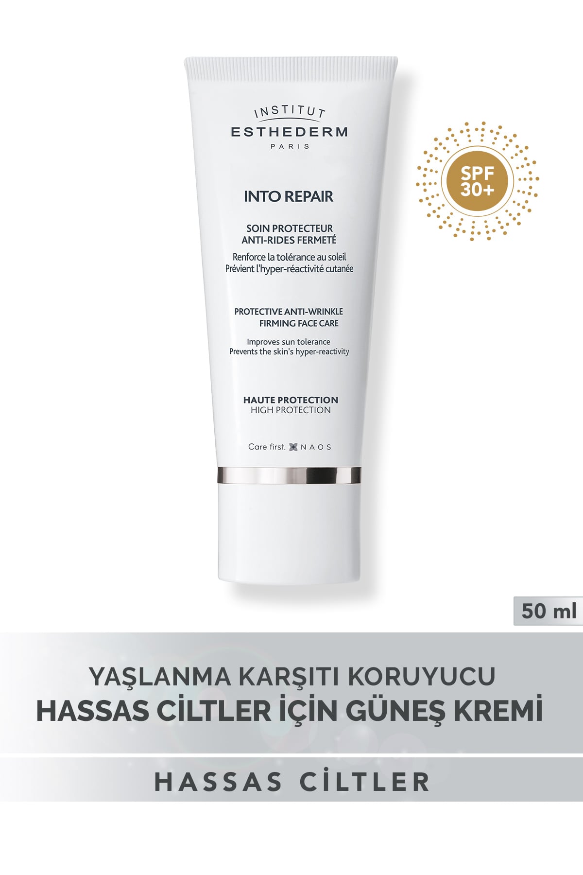 Institut Esthederm Into Repair Güneşe Toleranssız Ciltler İçin Onarıcı Krem 50 ml