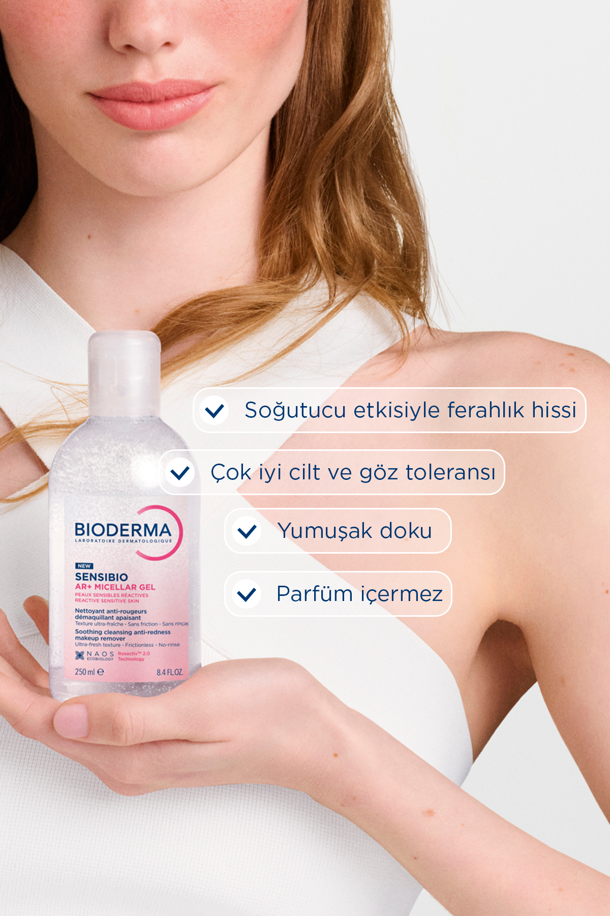 Bioderma Sensibio Micellar Gel Temizleyici Misel Jel 250 ml