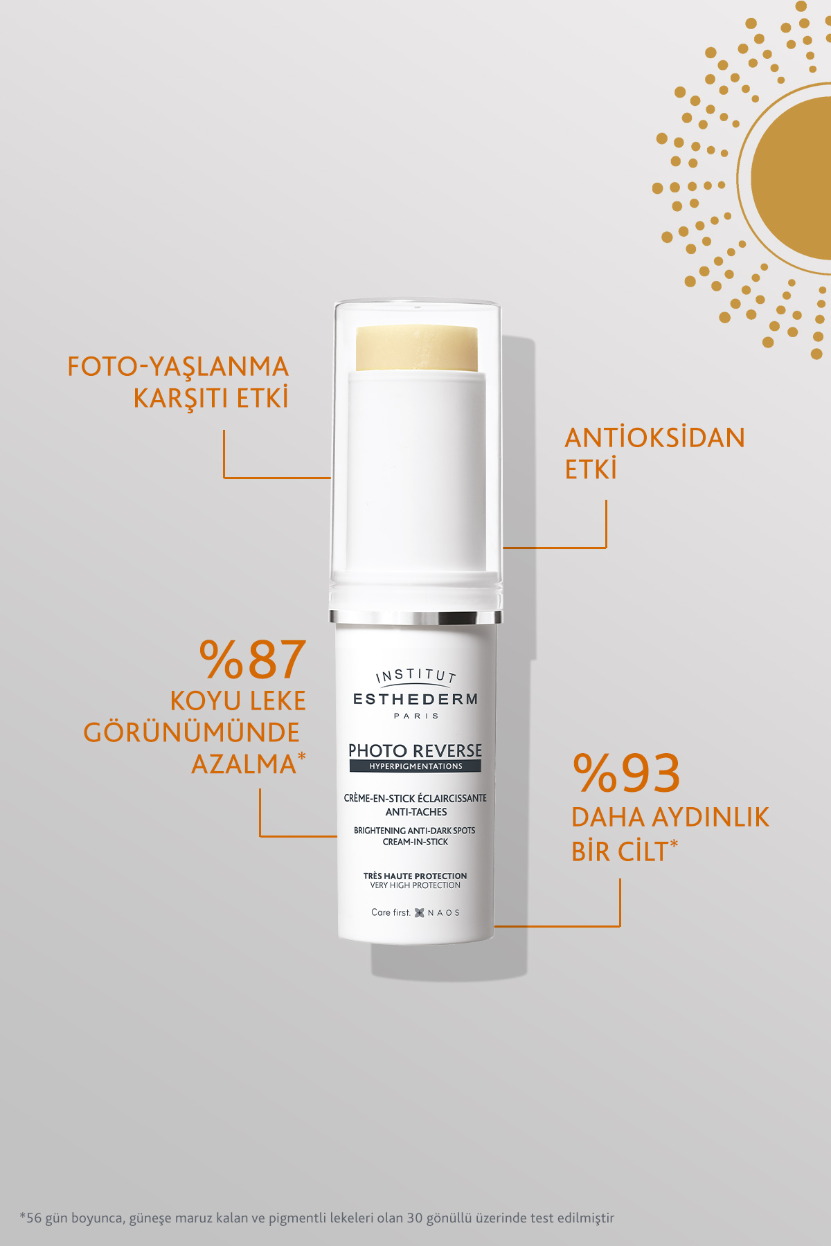 Institut Esthederm Photo Reverse Leke Karşıtı Stick Güneş Koruyucu 10 gr