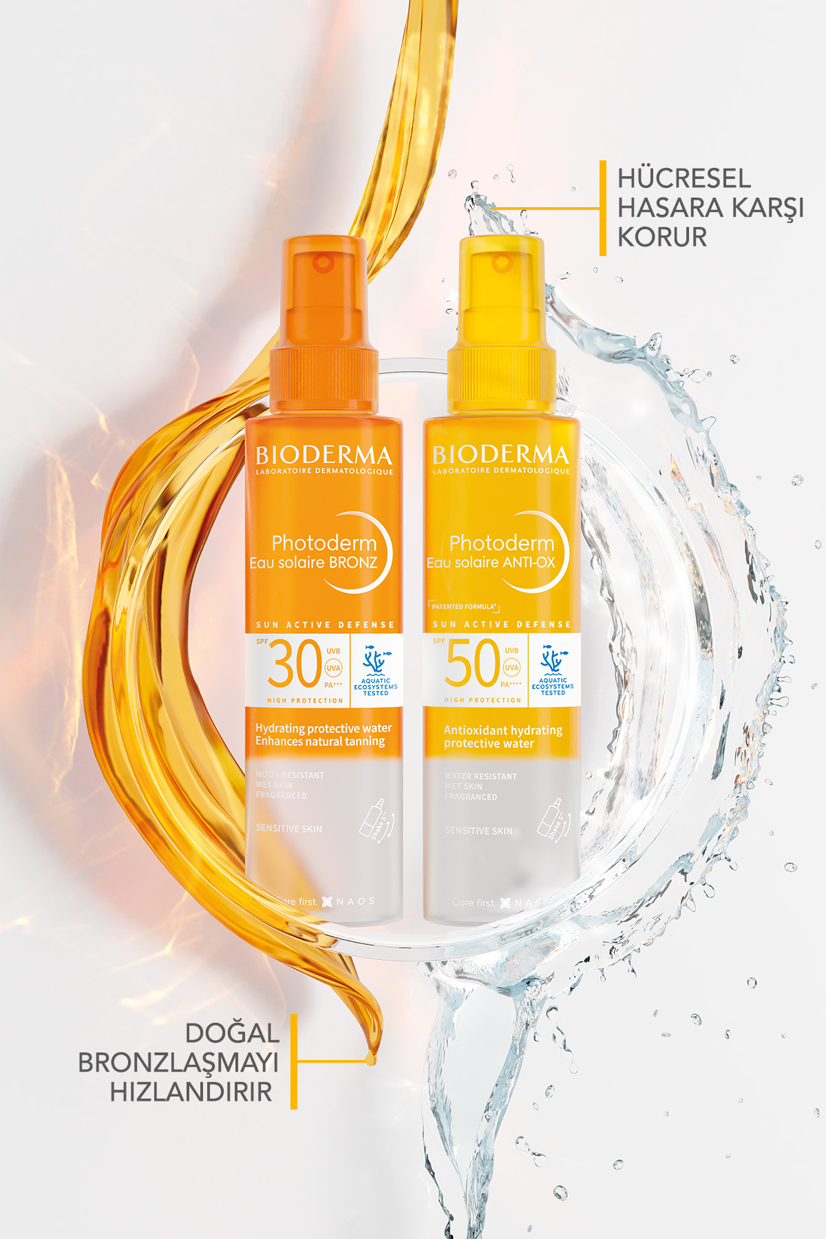 Bioderma Photoderm Bronz Çift Fazlı Su Formda Bronzlaştırıcı Güneş Kremi SPF30 200 ml