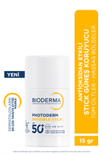 Photoderm Invisible Stick SPF50+ Tüm Ciltler için Antioksidan Güneş Kremi 15g