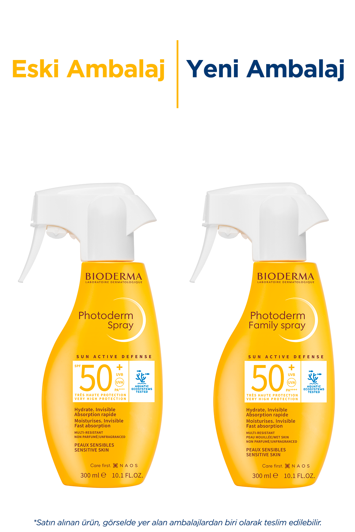 Bioderma Photoderm Spray SPF50+ Tüm Ciltler için Sprey Formda Yüksek Korumalı Güneş Kremi 300 ml
