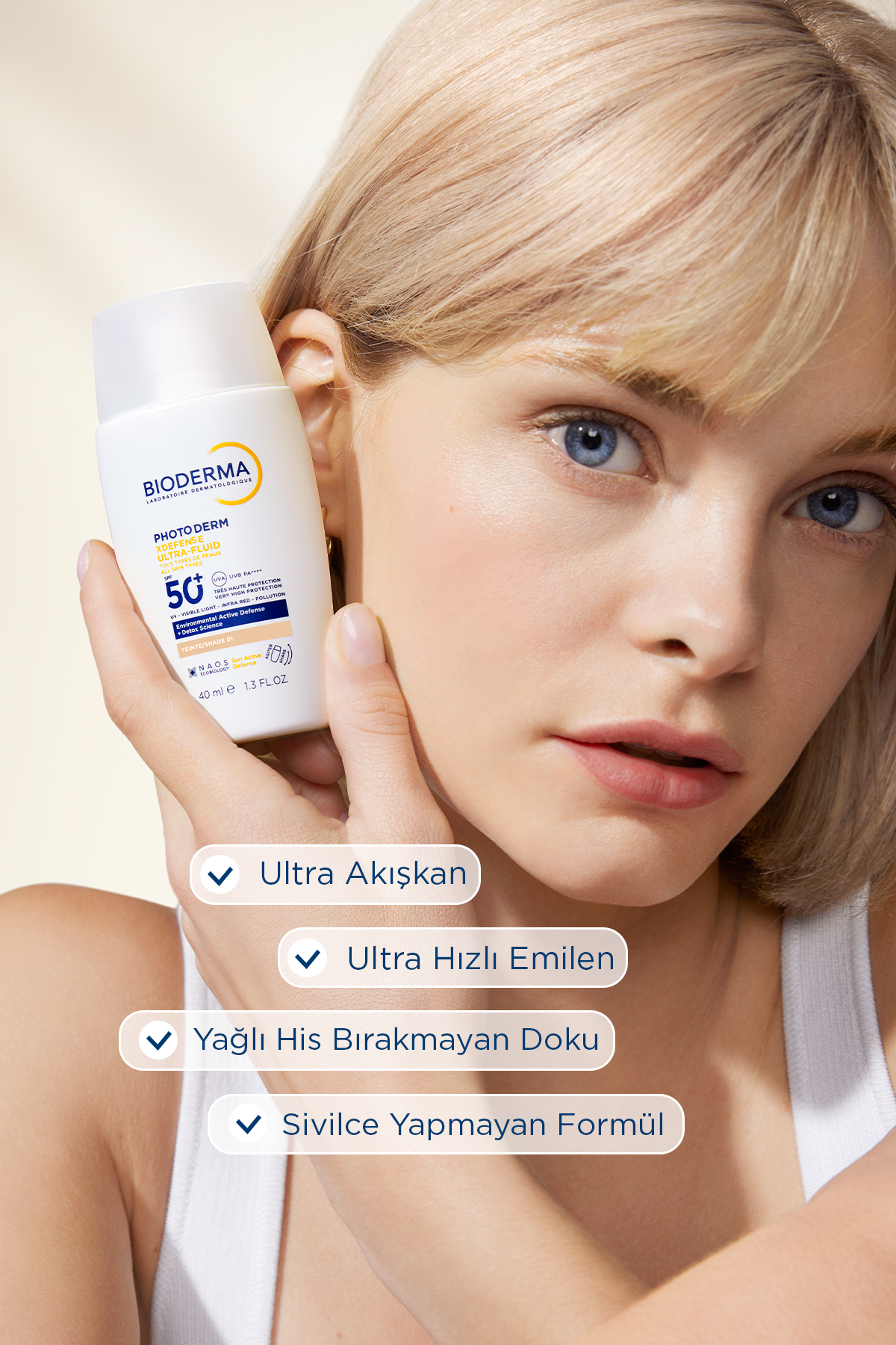 Bioderma Photoderm XDefense SPF50+ Very Light Antioksidan Etkili Güneş Kremi 40ml