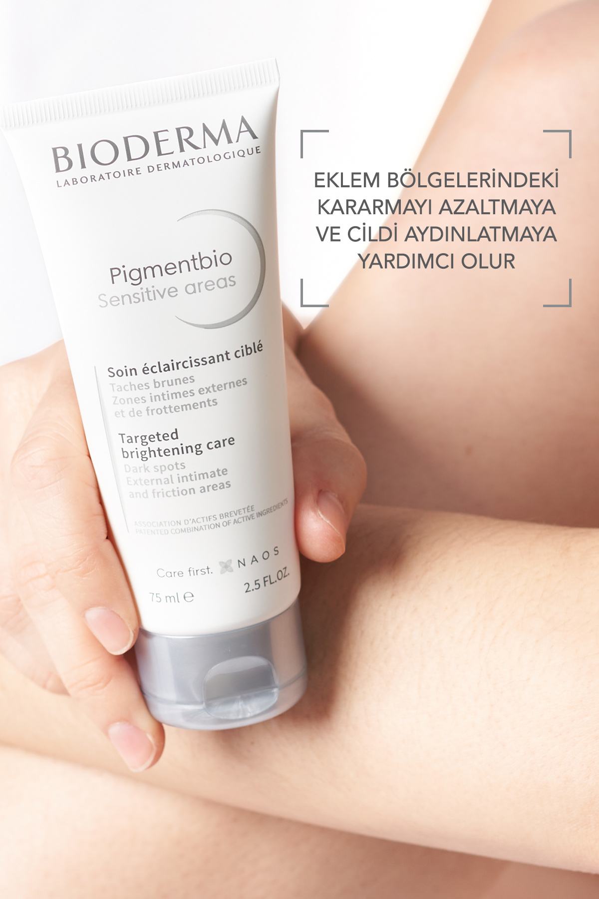 Bioderma Pigmentbio Sensitive Areas Genital & Eklem Bölgeleri Aydınlatıcı Bakım Kremi 75 ml