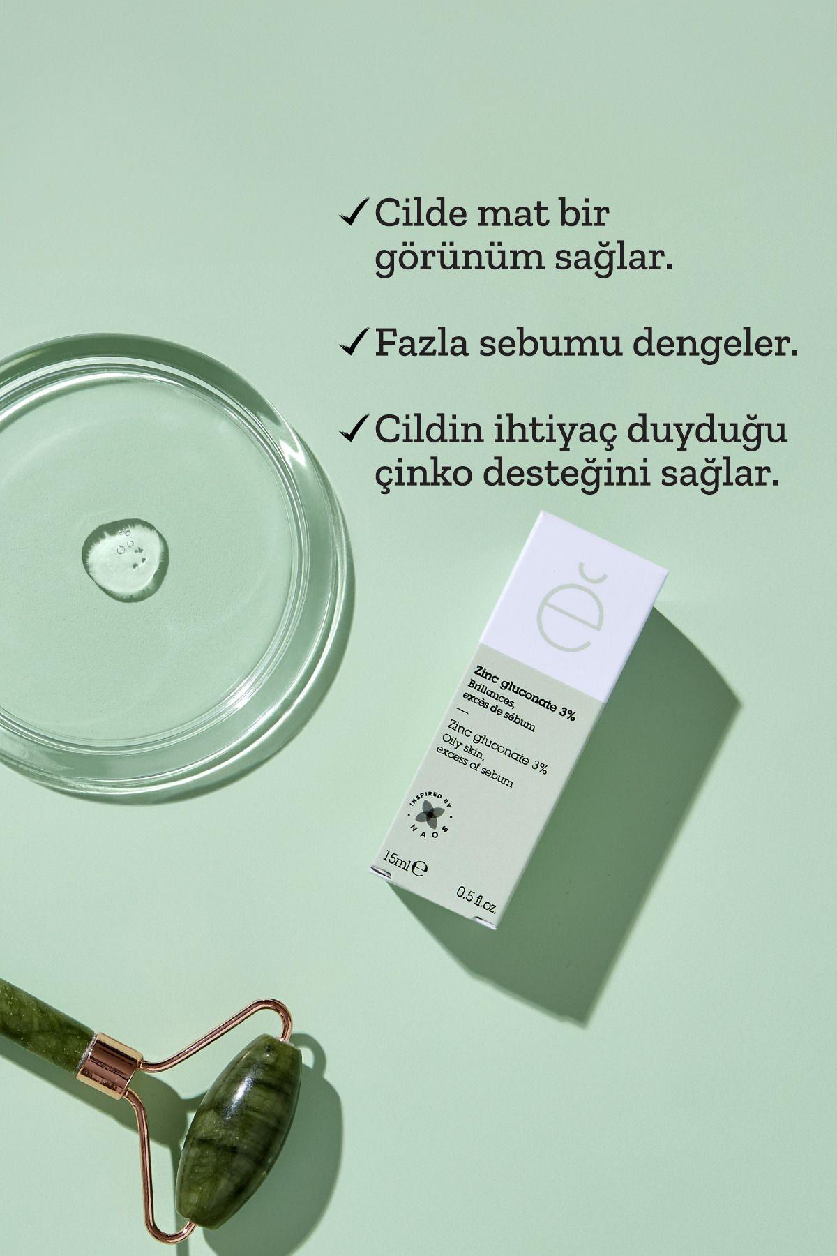 Etat Pur Pure Active Çinko Glukonat Sebum Dengeleyici Saf Konsantre Bakım Serumu 15 ml