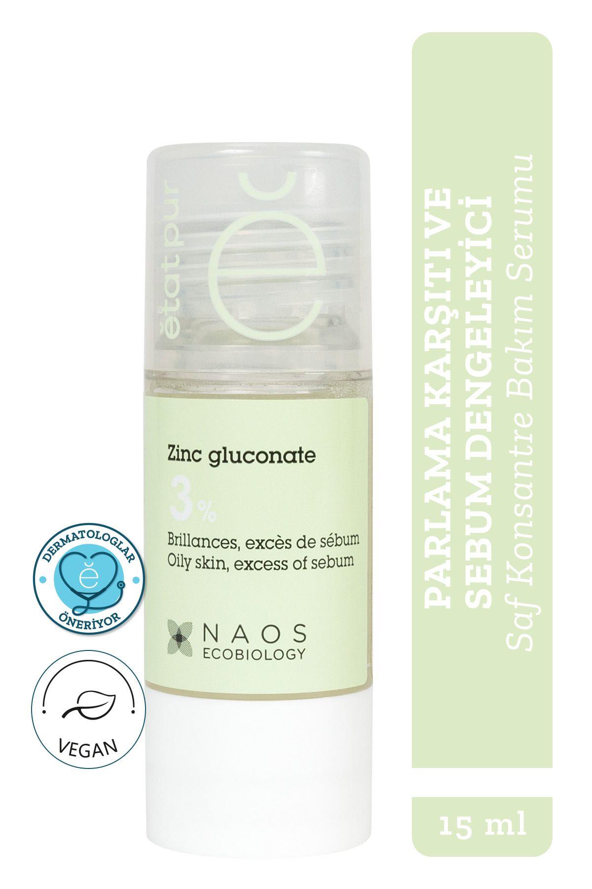 Etat Pur Pure Active Çinko Glukonat Sebum Dengeleyici Saf Konsantre Bakım Serumu 15 ml