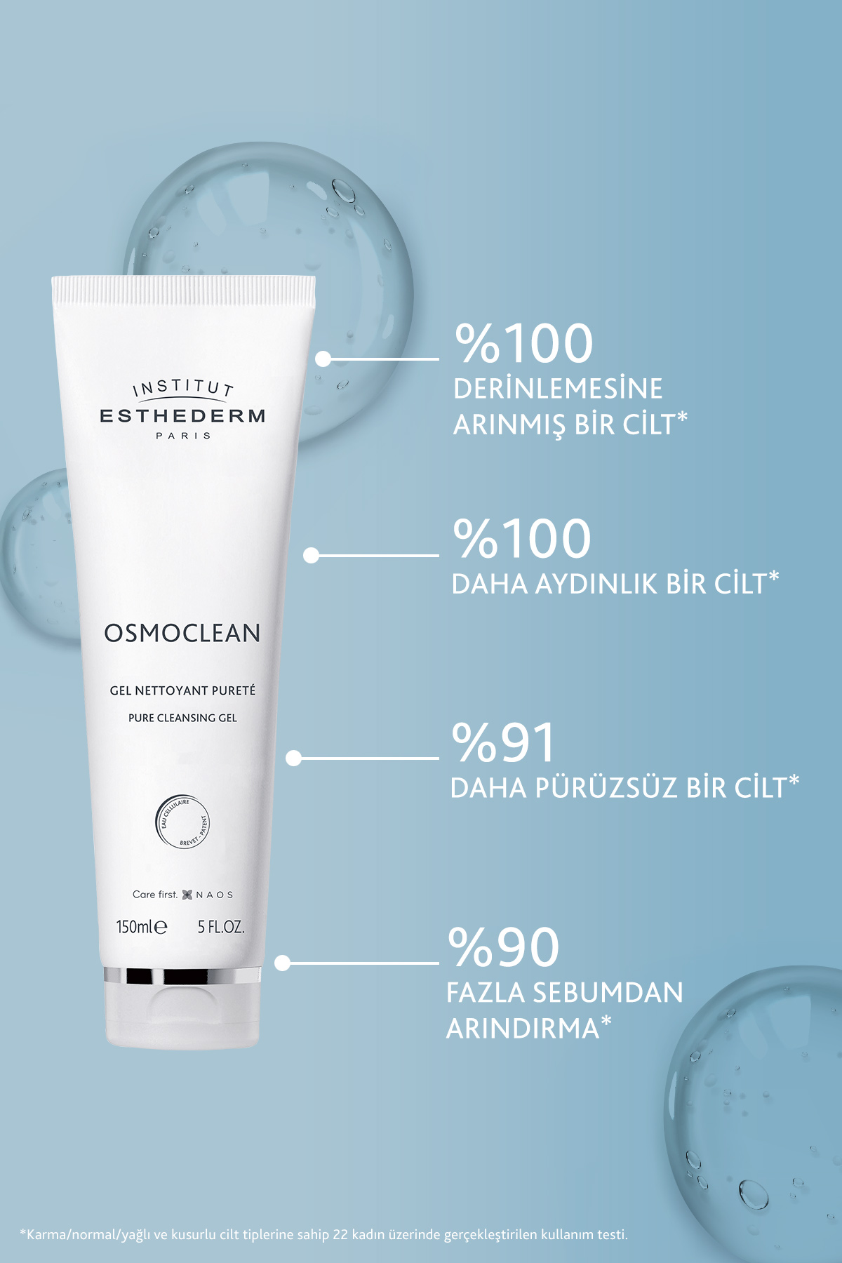 Institut Esthederm Osmoclean Pure Cleansing Gel Temizleme Jeli 150 ml