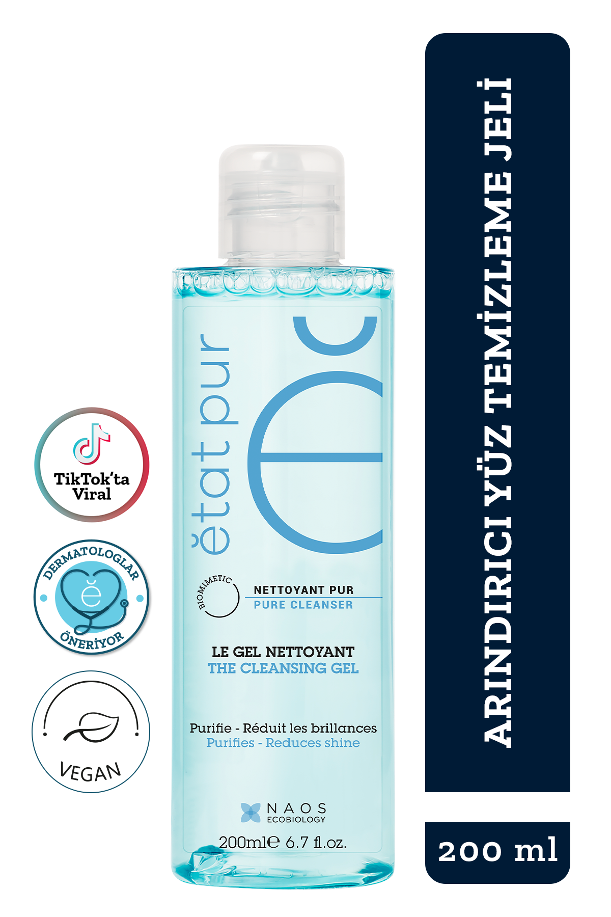 Etat Pur Purifying Cleansing Gel Arındırıcı Temizleme Jeli 200 ml