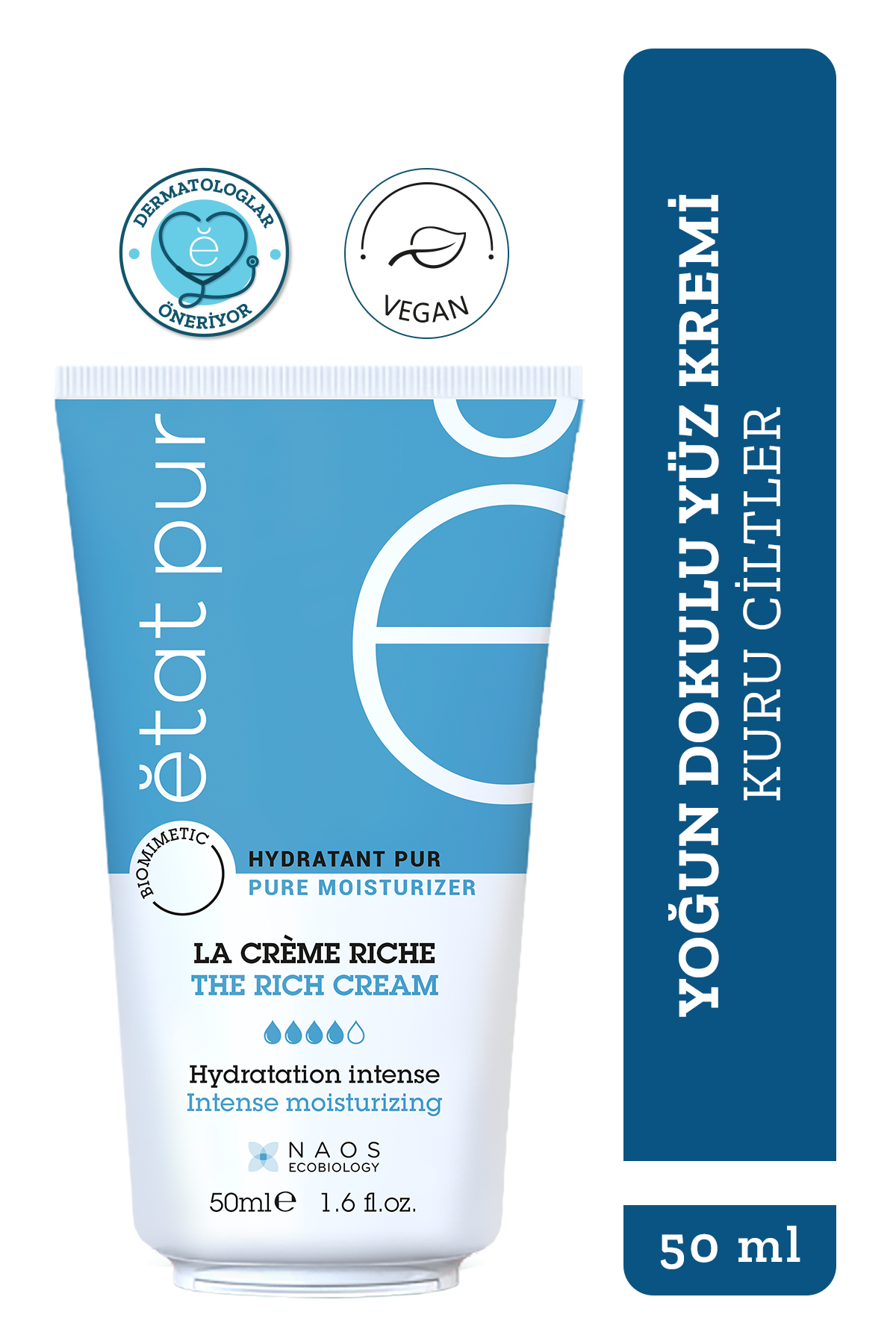 Etat Pur Rich Moisturizing Yoğun Nemlendirici Yüz Kremi 50 ml