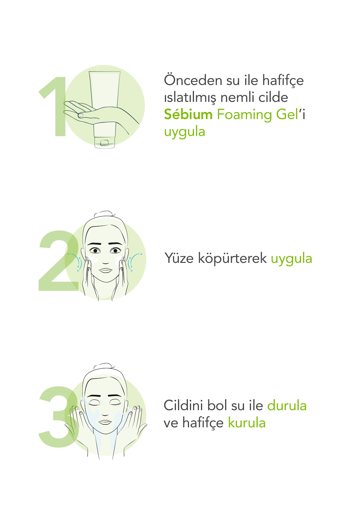 Bioderma Sebium Karma, Yağlı ve Akne Eğilimli Ciltler için Yüz, Vücut Temizleme Jeli 100 ml