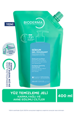 Sebium Foaming Gel Karma Yağlı Ciltler Temizleme Jeli Yeniden Dolum Paketi 400ml