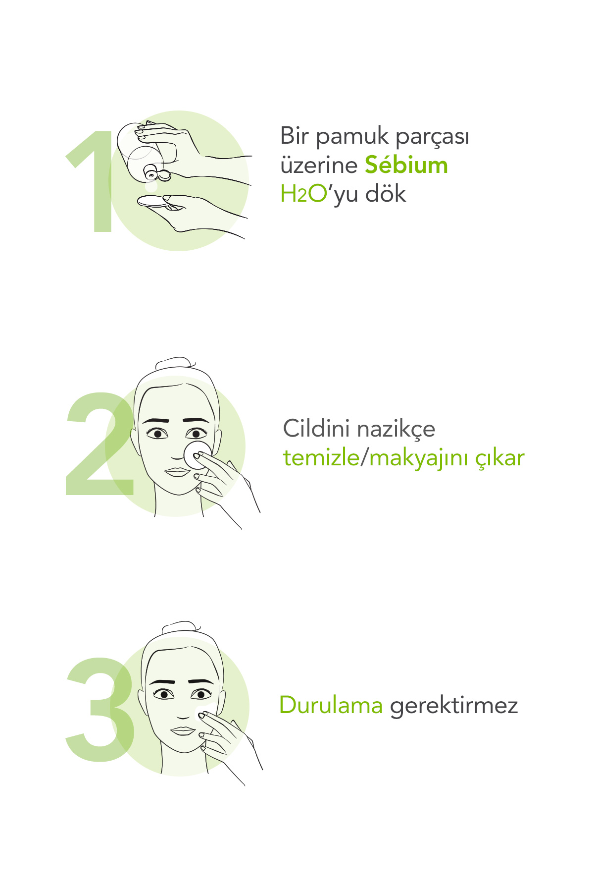 Bioderma Sebium H2O Karma ve Yağlı Ciltler için Micellar Makyaj Temizleme Suyu 100 ml