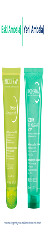 Bioderma Sebium Foaming Gel Active Yağlı Akneli Cilt, Yoğun Arındırıcı Temizleme Jeli 200 ml