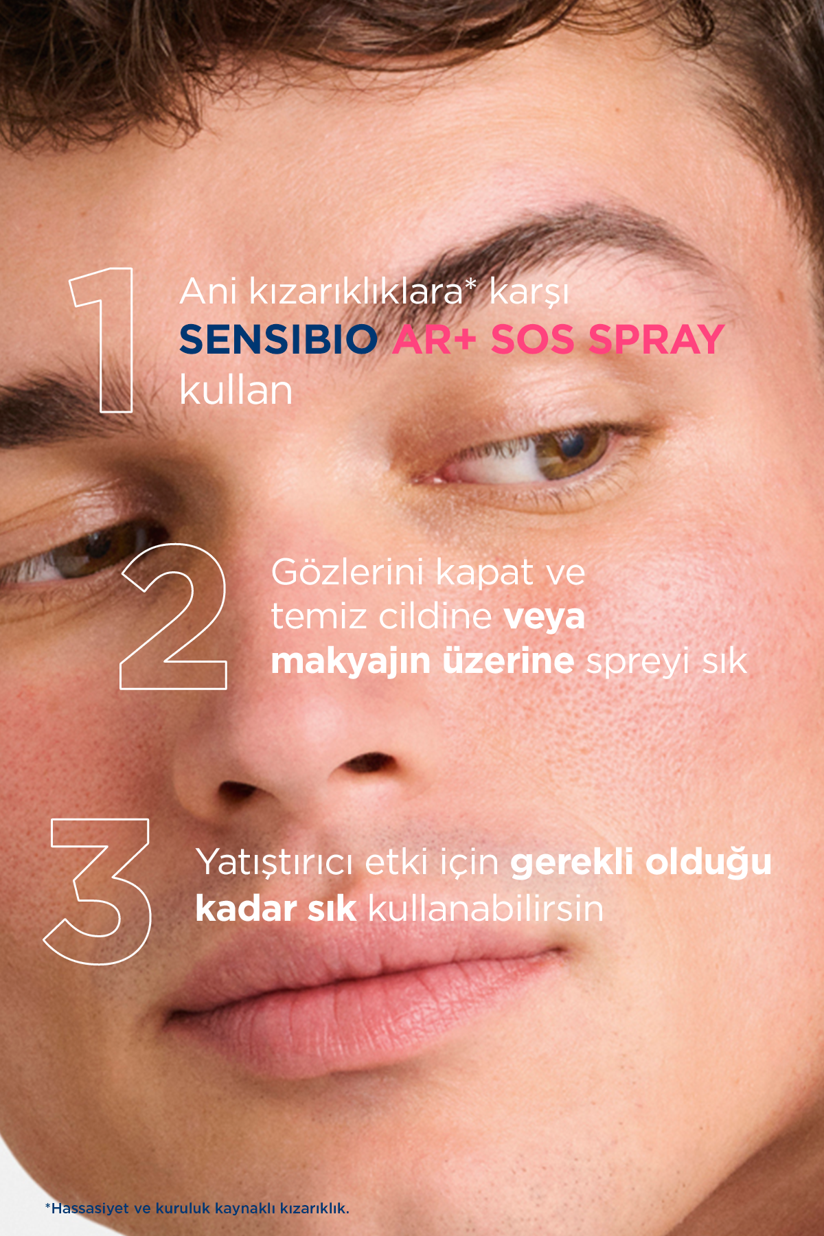 Bioderma Sensibio AR+ SOS Spray Kızarıklık Eğilimli Ciltler Anında Yatıştırıcı Sprey 70 ml