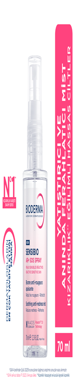 Bioderma Sensibio AR+ SOS Spray Kızarıklık Eğilimli Ciltler Anında Yatıştırıcı Sprey 70 ml