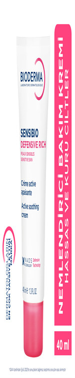 Bioderma Sensibio Defensive Rich Antioksidan Yoğun Nemlendirici Bakım Kremi 40 ml