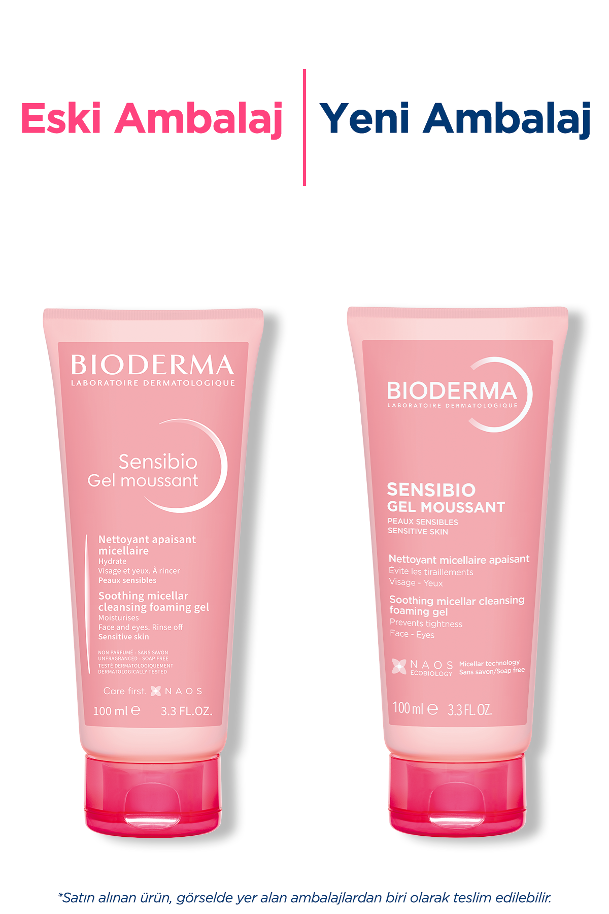 Bioderma Sensibio Foaming Gel Hassas ve Normal Ciltler Yüz Temizleme Jeli 100 ml