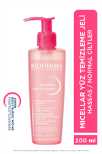 Bioderma Sensibio Foaming Gel Hassas ve Normal Ciltler Yüz Temizleme Jeli 200 ml