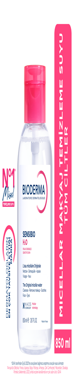 Bioderma Sensibio H2O Hassas ve Normal Ciltler Micellar Makyaj Temizleme Suyu 850 ml